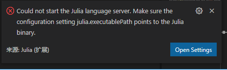 VS Code Julia Extension Issue